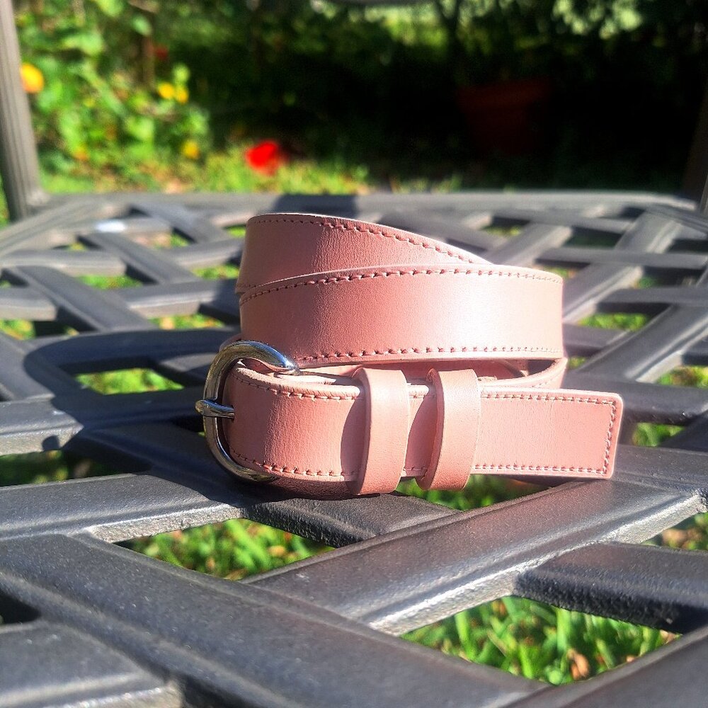 Banana Republic Belt M Tan Leather 7/8”  #261564